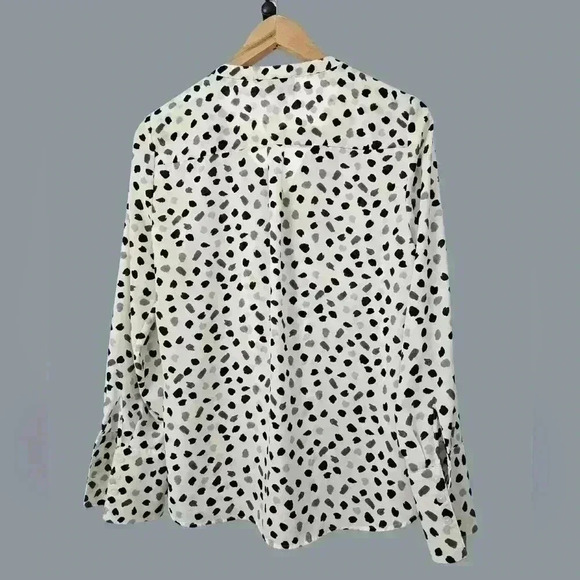 Karl Lagerfeld Animal Print Blouse - Picture 2 of 4